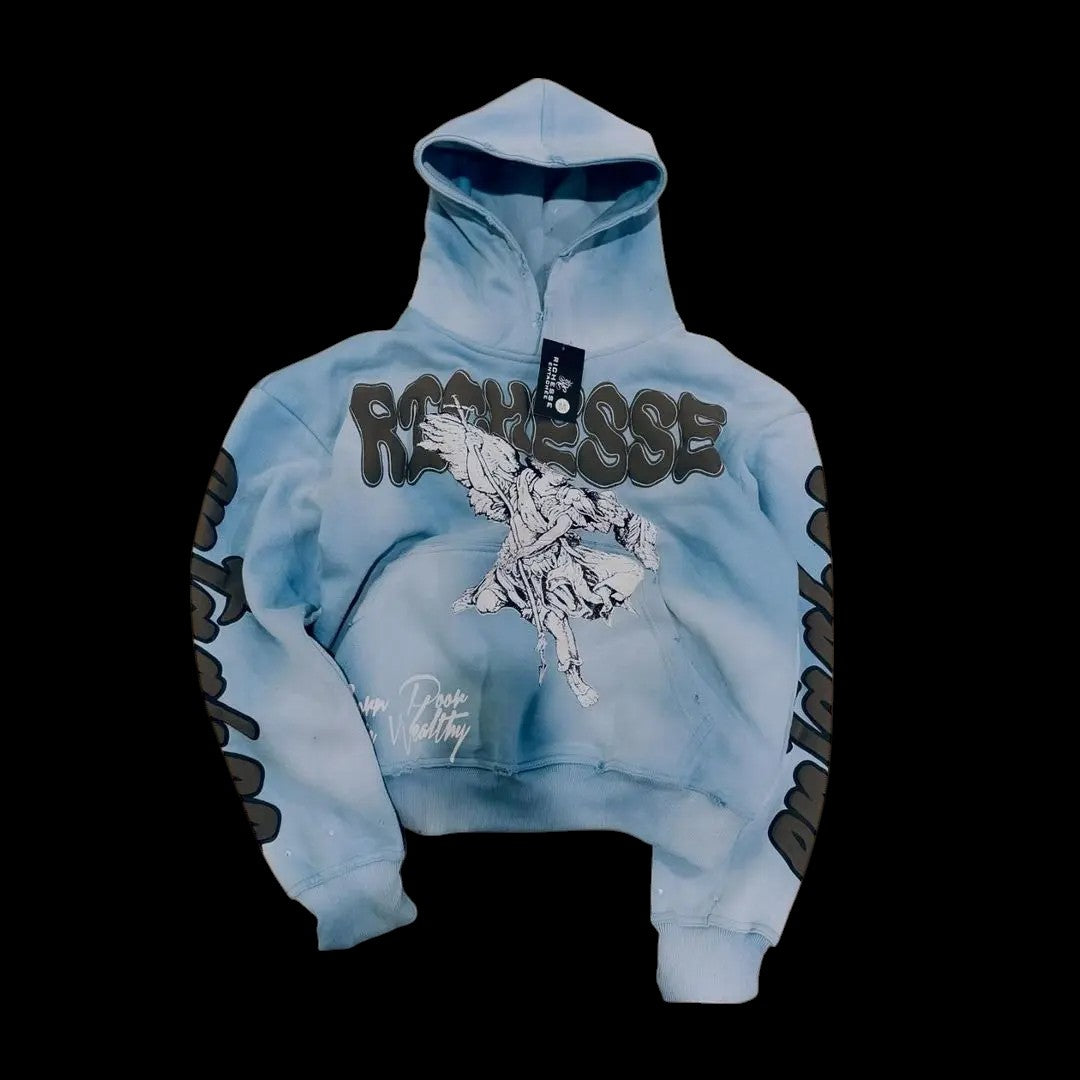 Retro Rock Punk Style Oversized Sweatshirt