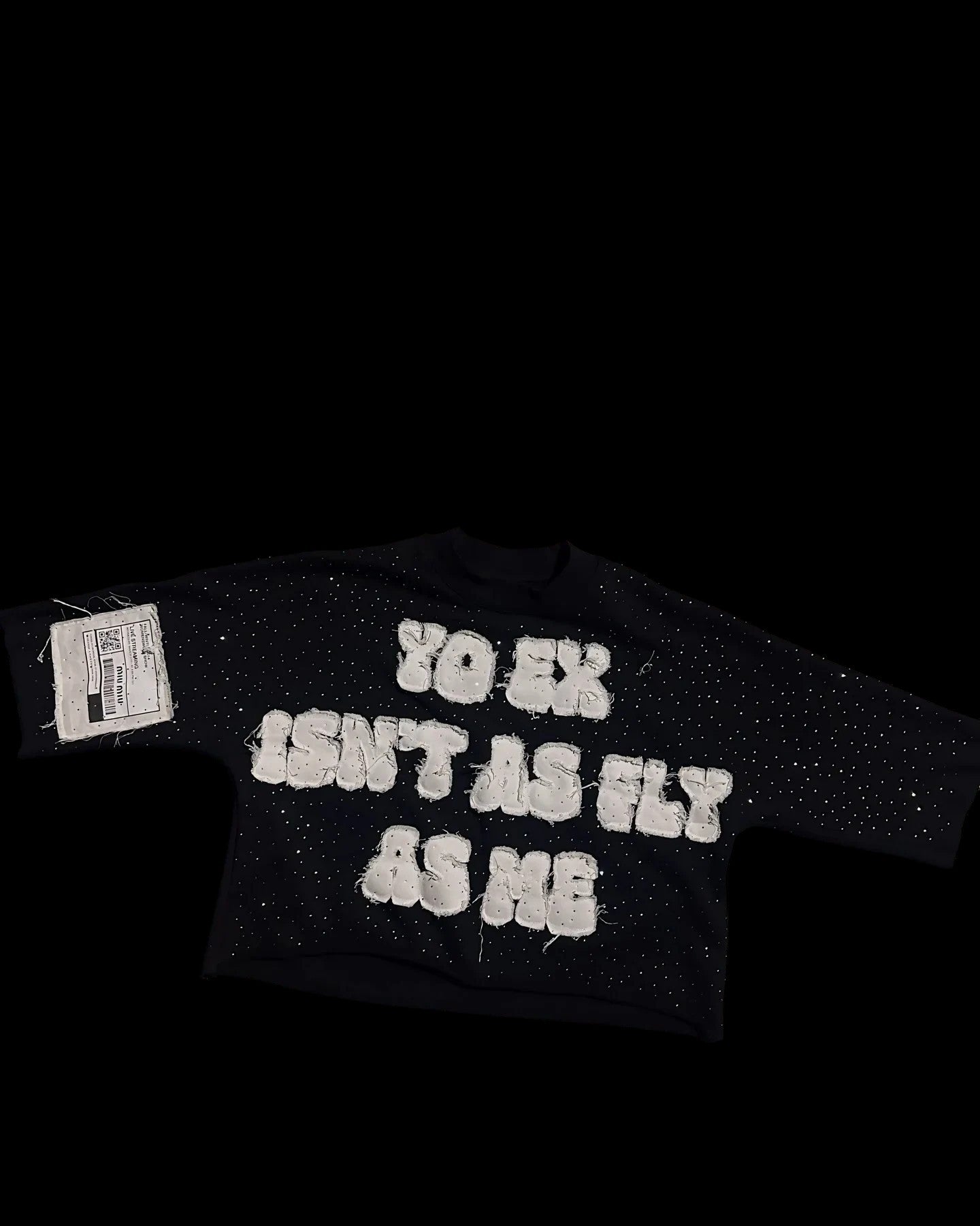 Patchwork Letter Sweatpants Set