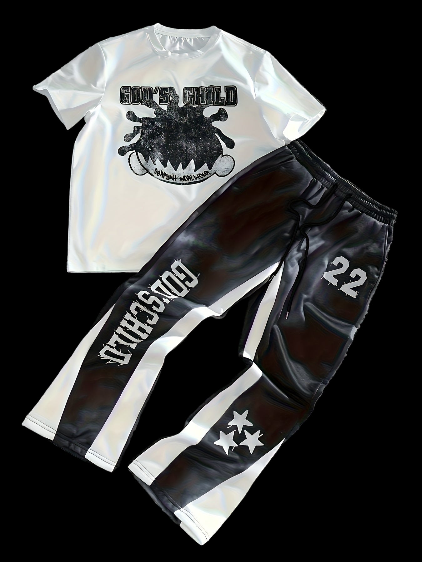 Two-Piece SetShort Sleeved T-Shirt