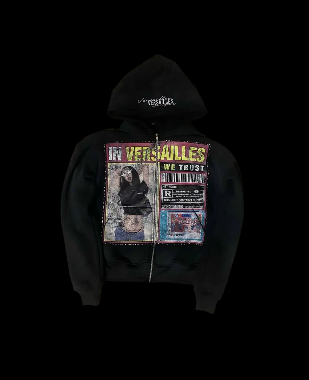 Printed Pattern Hoodie