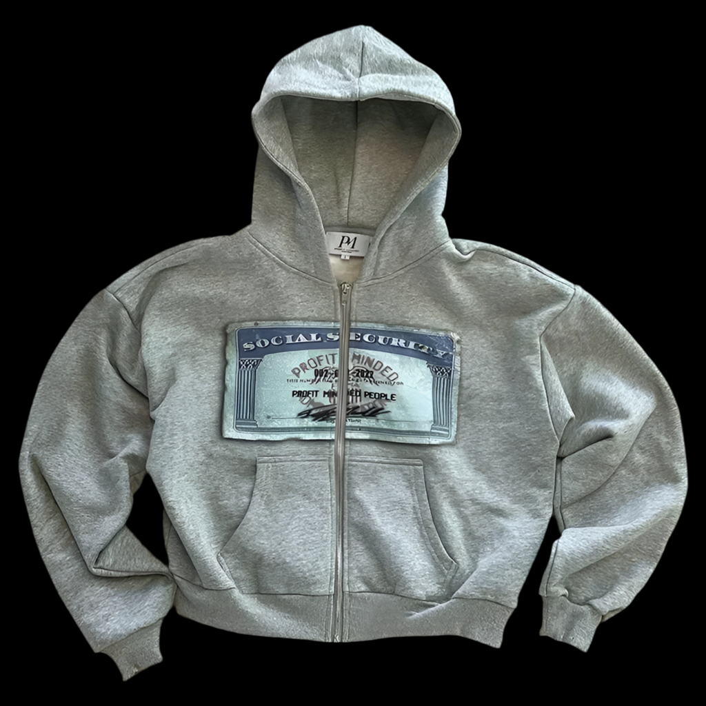 Street hooded cardigan long sleeves