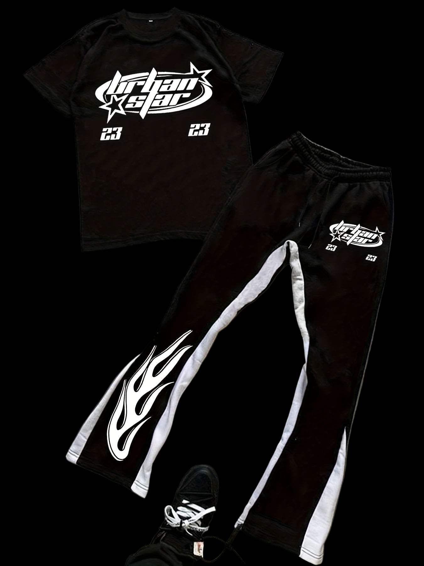 Men'S Two Sets of Fashionable Casual Clothing Suits