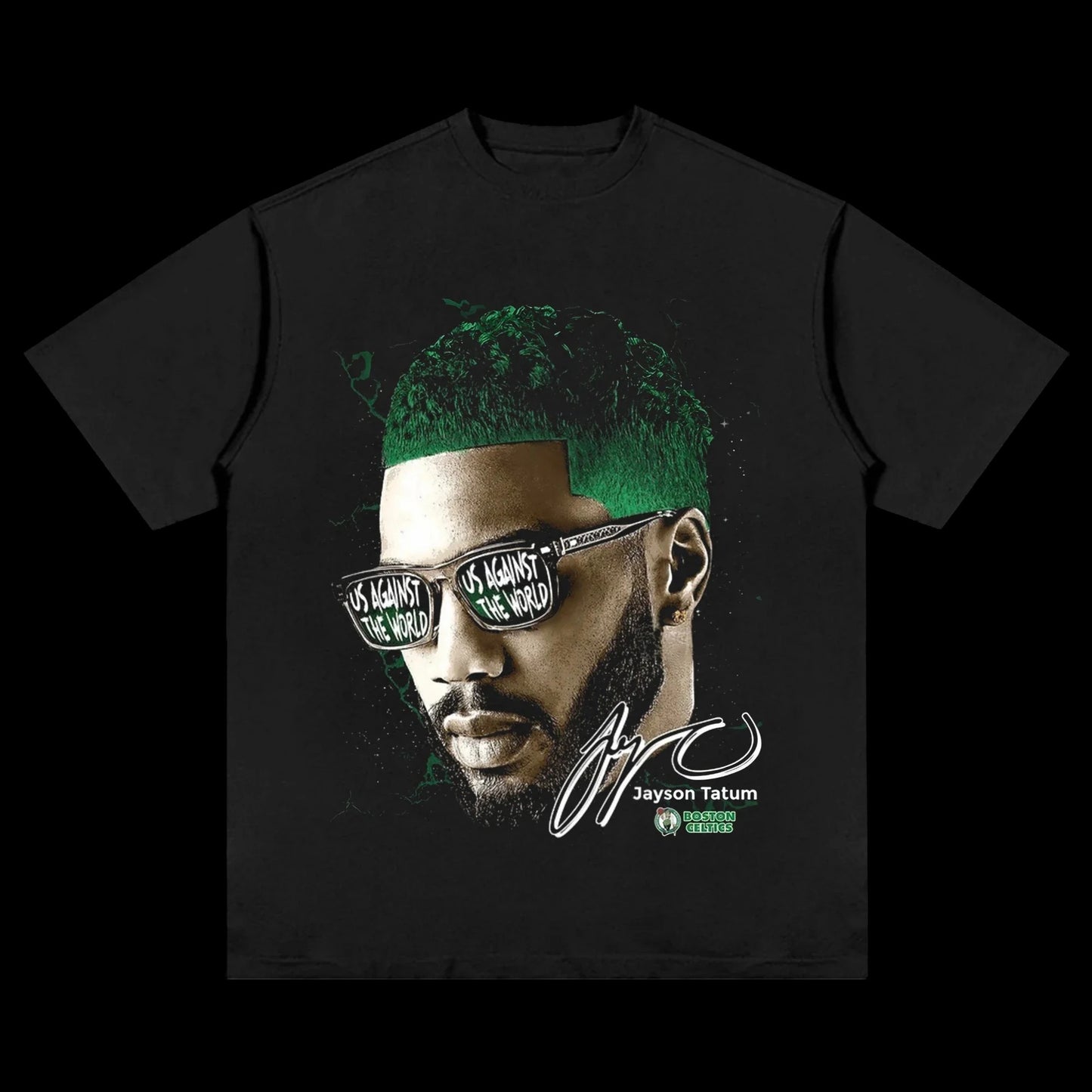 basketball star pattern T-shirt