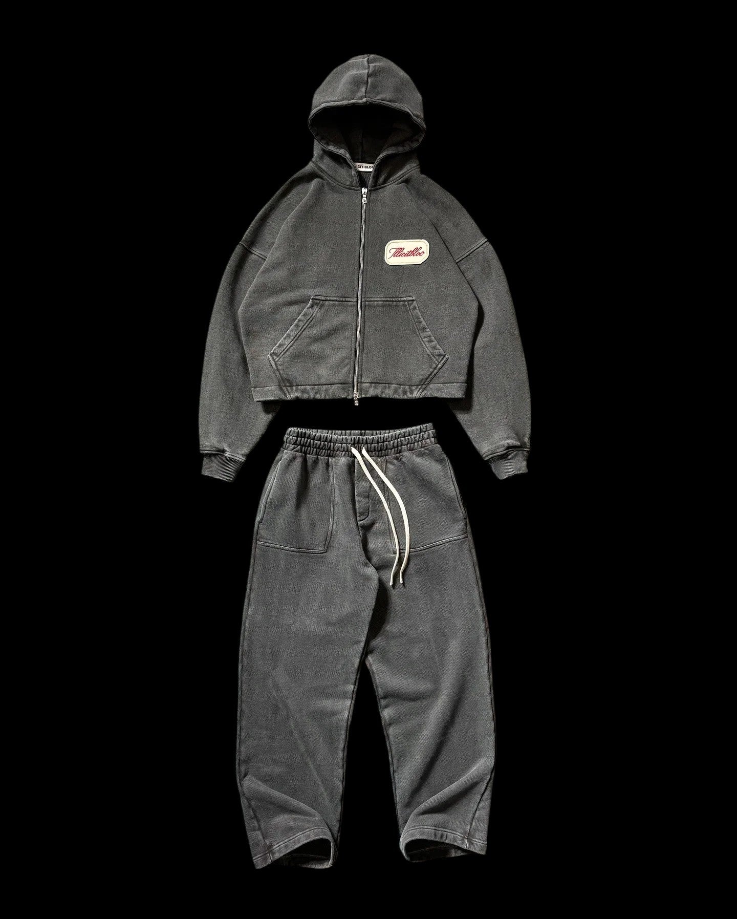 Casual Solid Color Oversized 2 Peice