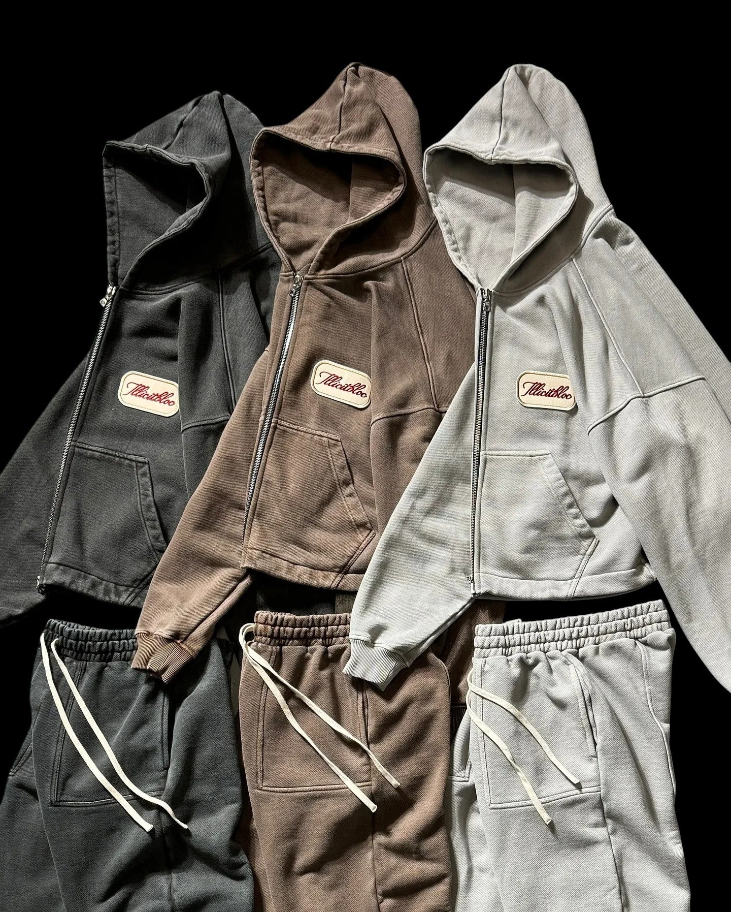 Casual Solid Color Oversized 2 Peice