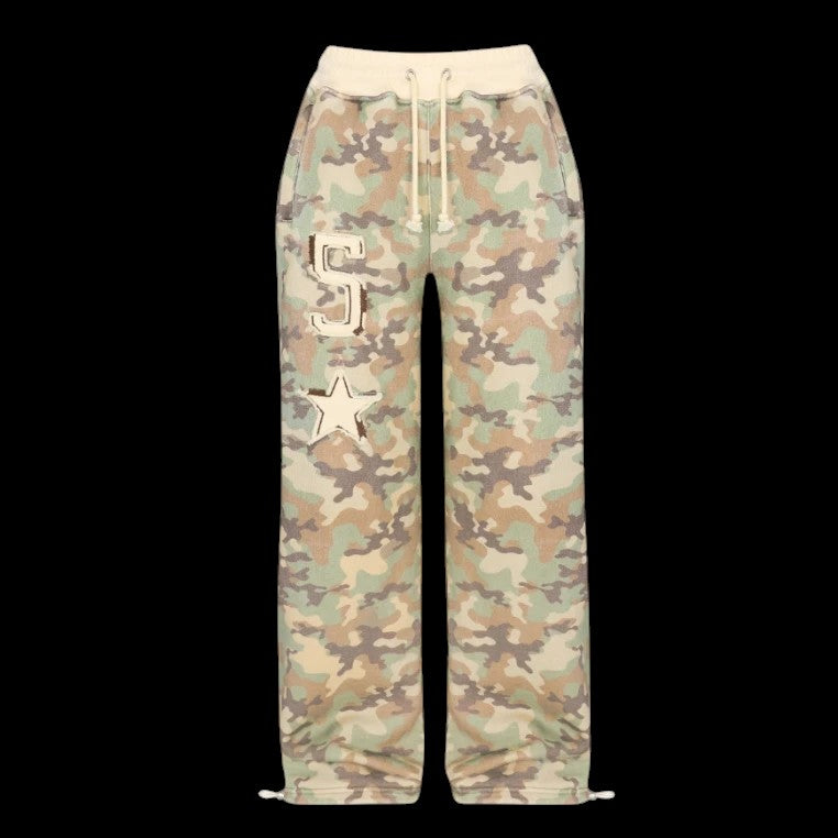 Pink Camouflage Short Waist