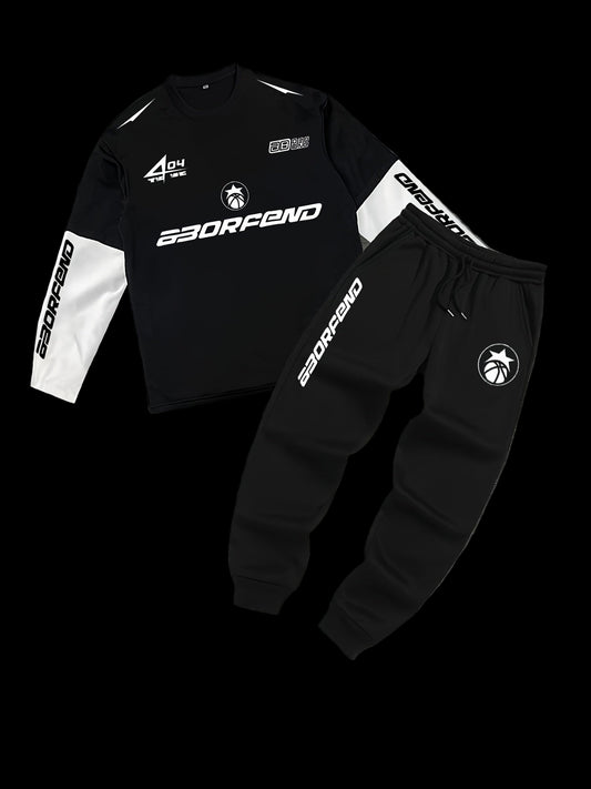 Two-Piece Long Sleeve Hooded